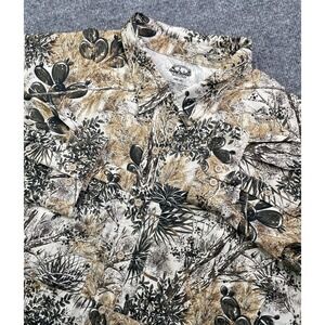 GameGuard Outdoors Shirt Men's 4XL Long Sleeve Fishing Outdoor Camo Print Button
